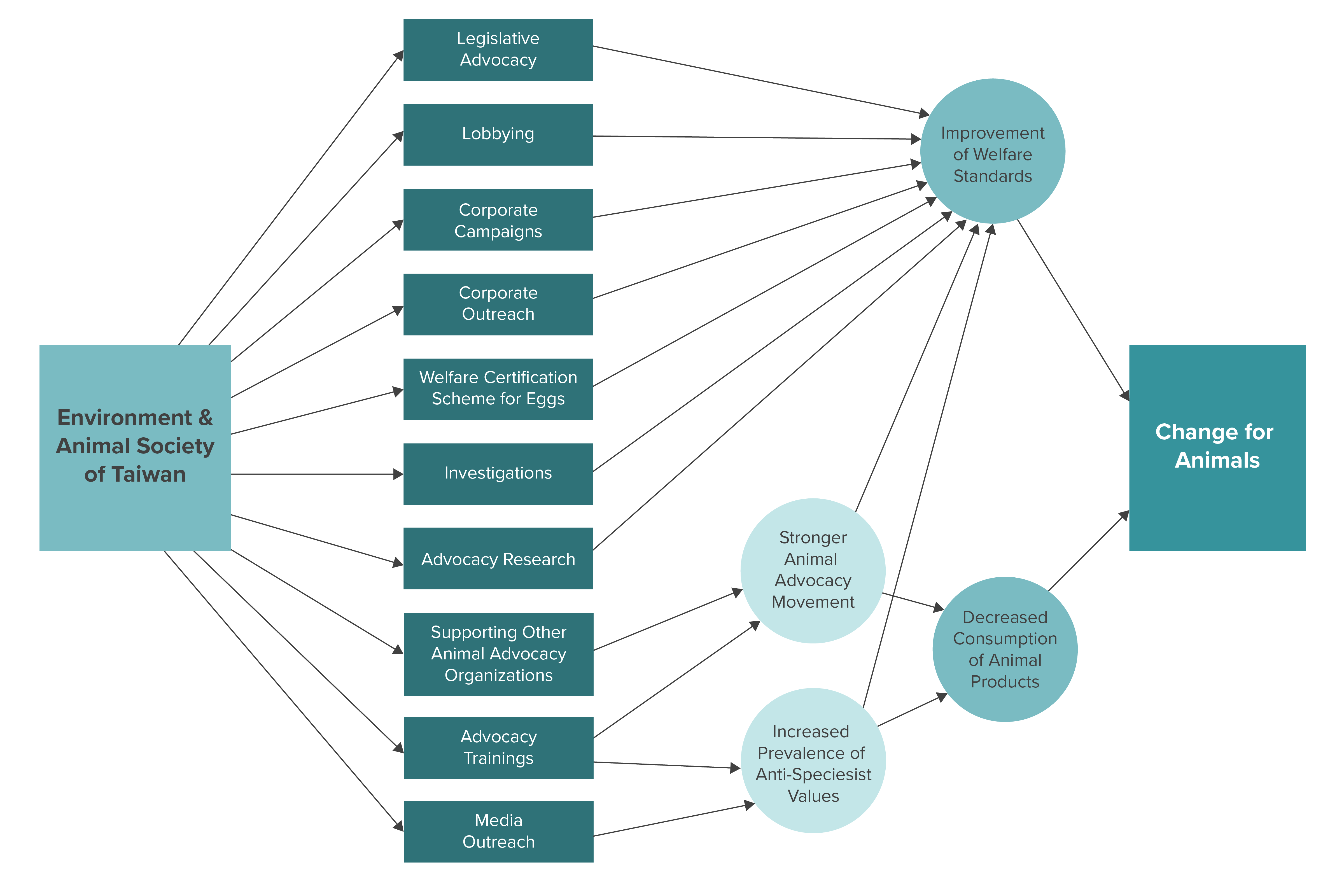 EAST Theory of Change Diagram