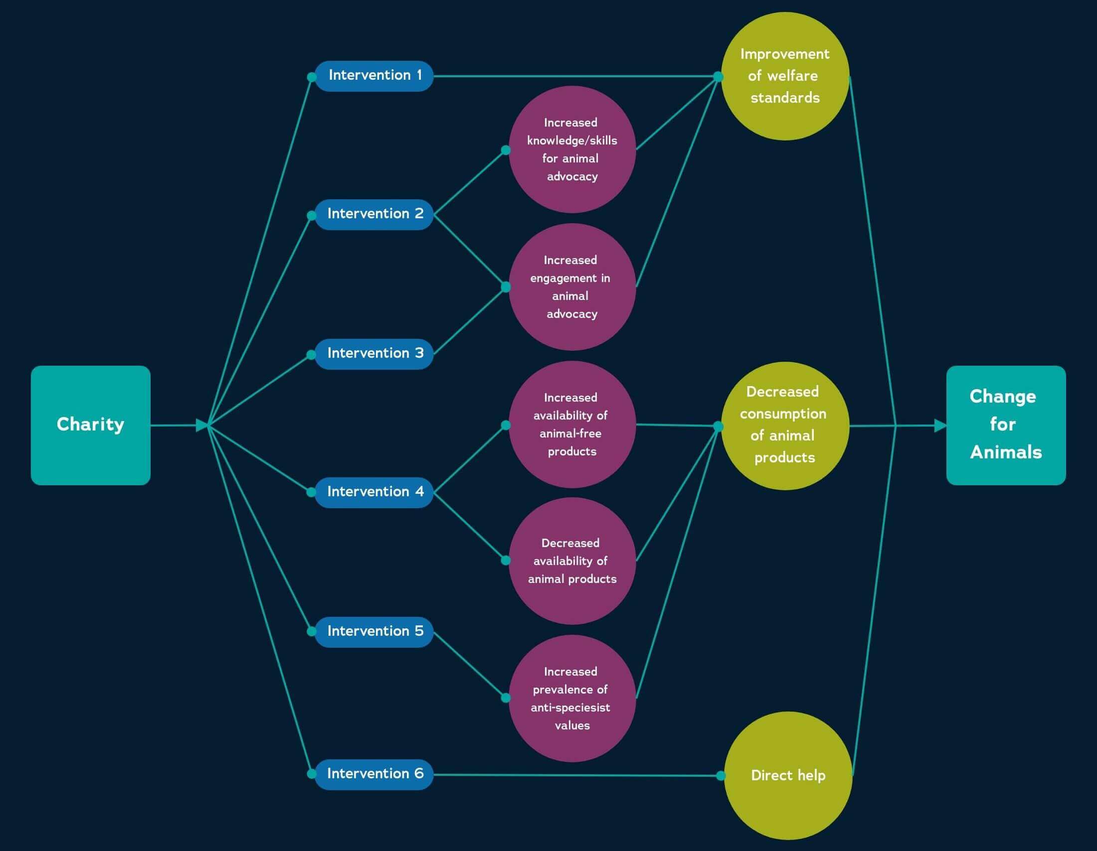 General theory of change diagram