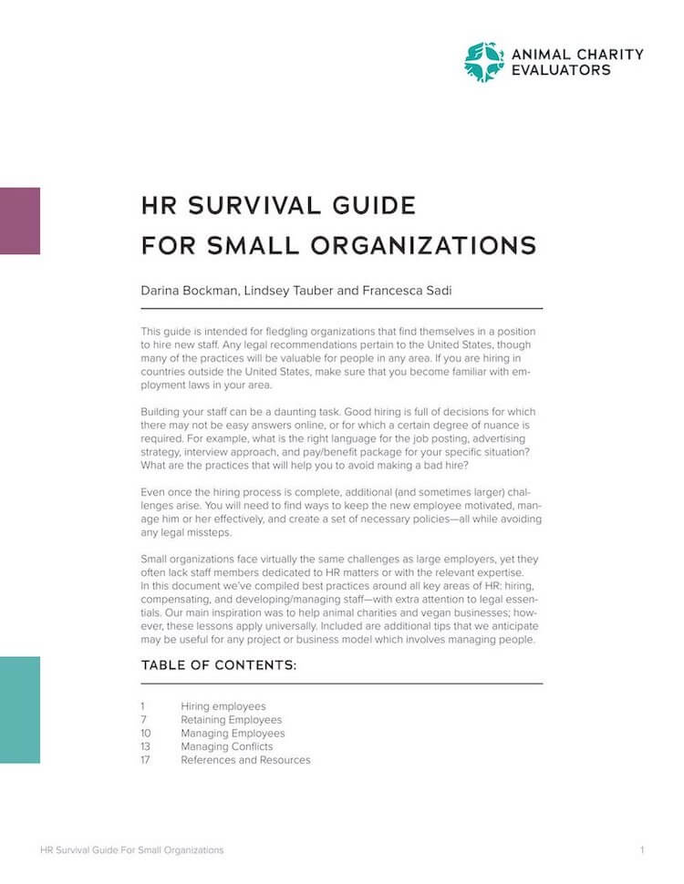 HR Survival Guide for Small Organizations Thumbnail Image