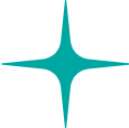 Image of a teal star for the ACE brand